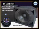 ตู้ลำโพง Sub Woofer ไม้อัดตราภูเขา (พร้อมดอก) ขนาดดอก 15" รุ่น 15 MARTIN (ราคา/ใบ) *ราคาไม่รวมค่าส่ง*