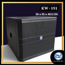 ตู้ลำโพง Sub Woofer ไม้อัดตราภูเขา (พร้อมดอก) ขนาดดอก 15" รุ่น KW - 151 (ราคา/ใบ) *ราคาไม่รวมค่าส่ง*