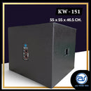 ตู้ลำโพง Sub Woofer ไม้อัดตราภูเขา (พร้อมดอก) ขนาดดอก 15" รุ่น KW - 151 (ราคา/ใบ) *ราคาไม่รวมค่าส่ง*
