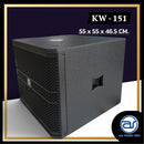ตู้ลำโพง Sub Woofer ไม้อัดตราภูเขา (พร้อมดอก) ขนาดดอก 15" รุ่น KW - 151 (ราคา/ใบ) *ราคาไม่รวมค่าส่ง*