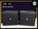 ตู้ลำโพง Sub Woofer ไม้อัดตราภูเขา (พร้อมดอก) ขนาดดอก 15" รุ่น KW - 151 (ราคา/ใบ) *ราคาไม่รวมค่าส่ง*