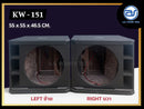 ตู้ลำโพง Sub Woofer ไม้อัดตราภูเขา (เปล่าไม่มีดอก) ขนาดดอก 15" รุ่น KW - 151 (ราคา/ใบ) *ราคาไม่รวมค่าส่ง*