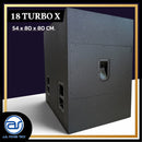 ตู้ลำโพง Sub Woofer ไม้อัดตราภูเขา (พร้อมดอก) ขนาดดอก 18" รุ่น 18 TURBO X (ราคา/ใบ) *ราคาไม่รวมค่าส่ง*