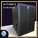 ตู้ลำโพง Sub Woofer ไม้อัดตราภูเขา (พร้อมดอก) ขนาดดอก 18" รุ่น 18 TURBO X (ราคา/ใบ) *ราคาไม่รวมค่าส่ง*