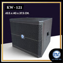 ตู้ลำโพง Sub Woofer ไม้อัดตราภูเขา (พร้อมดอก) ขนาดดอก 12" รุ่น KW - 121 (ราคา/ใบ) *ราคาไม่รวมค่าส่ง*