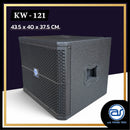 ตู้ลำโพง Sub Woofer ไม้อัดตราภูเขา (เปล่าไม่มีดอก) ขนาดดอก 12" รุ่น KW - 121 (ราคา/ใบ) *ราคาไม่รวมค่าส่ง*
