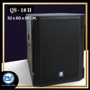 ตู้ลำโพง Sub Woofer ไม้อัดตราภูเขา (เปล่าไม่มีดอก) ขนาดดอก 18" รุ่น QS - 18 II  (ราคา/ใบ) *ราคาไม่รวมค่าส่ง*