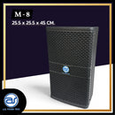 ตู้ลำโพง Point Source ไม้อัดตราภูเขา (เปล่าไม่มีดอก) ขนาดดอก 8" รุ่น M - 8 (ราคา/ใบ) *ราคาไม่รวมค่าส่ง*