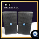 ตู้ลำโพง Point Source ไม้อัดตราภูเขา (เปล่าไม่มีดอก) ขนาดดอก 8" รุ่น M - 8 (ราคา/ใบ) *ราคาไม่รวมค่าส่ง*