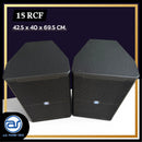ตู้ลำโพง Point Source ไม้อัดตราภูเขา (พร้อมดอก) ขนาดดอก 15" รุ่น 15 RCF (ราคา/ใบ) *ราคาไม่รวมค่าส่ง*