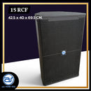 ตู้ลำโพง Point Source ไม้อัดตราภูเขา (เปล่าไม่มีดอก) ขนาดดอก 15" รุ่น 15 RCF (ราคา/ใบ) *ราคาไม่รวมค่าส่ง*