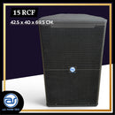 ตู้ลำโพง Point Source ไม้อัดตราภูเขา (พร้อมดอก) ขนาดดอก 15" รุ่น 15 RCF (ราคา/ใบ) *ราคาไม่รวมค่าส่ง*