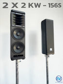 ชุด 2 x 2 Active to Passive แอมป์ในตัว รุ่น KW - 156S !  *ราคาไม่รวมค่าส่ง*