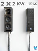 ชุด 2 x 2 Active to Passive แอมป์ในตัว รุ่น KW - 156S !  *ราคาไม่รวมค่าส่ง*