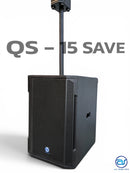 ชุด 1 x 1 ACTIVE แอมป์ในตัว ! รุ่น QS - 15 SAVE ! *ราคาไม่รวมค่าส่ง*