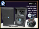 ตู้ลำโพง Point Source ไม้อัดตราภูเขา (พร้อมดอก) ขนาดดอก 12" รุ่น PS - 12 (ราคา/ใบ) *ราคาไม่รวมค่าส่ง*