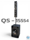 ชุด 1 x 1 ACTIVE แอมป์ในตัว ! รุ่น QS - 15554 !  *ราคาไม่รวมค่าส่ง*