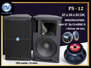 ตู้ลำโพง Point Source ไม้อัดตราภูเขา (พร้อมดอก) ขนาดดอก 12" รุ่น PS - 12 (ราคา/ใบ) *ราคาไม่รวมค่าส่ง*