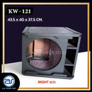 ตู้ลำโพง Sub Woofer ไม้อัดตราภูเขา (เปล่าไม่มีดอก) ขนาดดอก 12" รุ่น KW - 121 (ราคา/ใบ) *ราคาไม่รวมค่าส่ง*