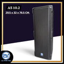 ตู้ลำโพง Point Source ไม้อัดตราภูเขา (เปล่าไม่มีดอก) ขนาดดอก 10" รุ่น AS 10.2 (ราคา/ใบ) *ราคาไม่รวมค่าส่ง*