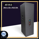 ตู้ลำโพง Point Source ไม้อัดตราภูเขา (เปล่าไม่มีดอก) ขนาดดอก 10" รุ่น AS 10.2 (ราคา/ใบ) *ราคาไม่รวมค่าส่ง*