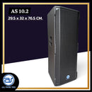 ตู้ลำโพง Point Source ไม้อัดตราภูเขา (เปล่าไม่มีดอก) ขนาดดอก 10" รุ่น AS 10.2 (ราคา/ใบ) *ราคาไม่รวมค่าส่ง*