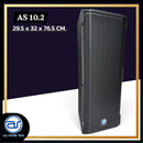 ตู้ลำโพง Point Source ไม้อัดตราภูเขา (เปล่าไม่มีดอก) ขนาดดอก 10" รุ่น AS 10.2 (ราคา/ใบ) *ราคาไม่รวมค่าส่ง*