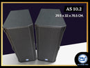 ตู้ลำโพง Point Source ไม้อัดตราภูเขา (เปล่าไม่มีดอก) ขนาดดอก 10" รุ่น AS 10.2 (ราคา/ใบ) *ราคาไม่รวมค่าส่ง*