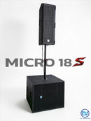 ชุด 1 x 1 ACTIVE แอมป์ในตัว รุ่น MICRO 18S ! *ราคาไม่รวมค่าส่ง*