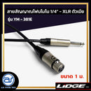 สายสัญญาณโฟนโมโน 1/4" - XLR ตัวเมีย LIDGE รุ่น YM-381E ขนาด 1 M. *ราคาไม่รวมค่าส่ง*