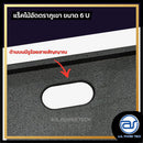 แร็คไม้อัดตราภูเขาแบบรางสไลด์ ขนาด 6 U ลึก 19" หูจับสปริงตัวใหม่ ! ด้านบนวางมิกเซอร์ตัวใหญ่ได้ *ราคาไม่รวมค่าส่ง*