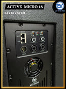 ตู้ลำโพง Sub Woofer ไม้อัดตราภูเขา (พร้อมดอก) ขนาดดอก 18" รุ่น MICRO 18  (ราคา/ใบ) *ราคาไม่รวมค่าส่ง*