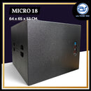 ตู้ลำโพง Sub Woofer ไม้อัดตราภูเขา (เปล่าไม่มีดอก) ขนาดดอก 18" รุ่น MICRO 18 (ราคา/ใบ) *ราคาไม่รวมค่าส่ง*