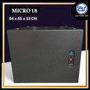 ตู้ลำโพง Sub Woofer ไม้อัดตราภูเขา (เปล่าไม่มีดอก) ขนาดดอก 18" รุ่น MICRO 18 (ราคา/ใบ) *ราคาไม่รวมค่าส่ง*