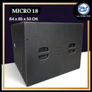 ตู้ลำโพง Sub Woofer ไม้อัดตราภูเขา (เปล่าไม่มีดอก) ขนาดดอก 18" รุ่น MICRO 18 (ราคา/ใบ) *ราคาไม่รวมค่าส่ง*