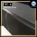 ตู้ลำโพงแขวน Line Array ไม้อัดตราภูเขา (เปล่าไม่มีดอก) ขนาดดอก 8" รุ่น TT - 8 (ราคา/ใบ) แถมฟรี ! สลักสแตนเลส 4 ตัว *ราคาไม่รวมค่าส่ง*