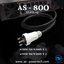 เพาเวอร์แอมป์ 2 CH มีครอสในตัว ! A.S. POWER TECH รุ่น AS - 800 *ราคาไม่รวมค่าส่ง*