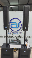 ชุดแอมป์ในตัว ACTIVE TO PASSIVE 2 x 2 รุ่น TD-12454 พร้อมมิกเซอร์และไมโครโฟน !