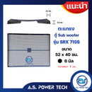 ตะแกรงเหล็ก ตู้เบส รุ่น SRX 715S (หนา 1 มม.) ขนาด 52 x 40 ซม.(ราคา/แผ่น)